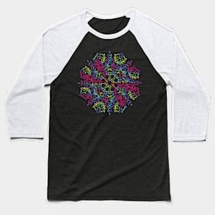 Mandala Rainbow 02583 Baseball T-Shirt